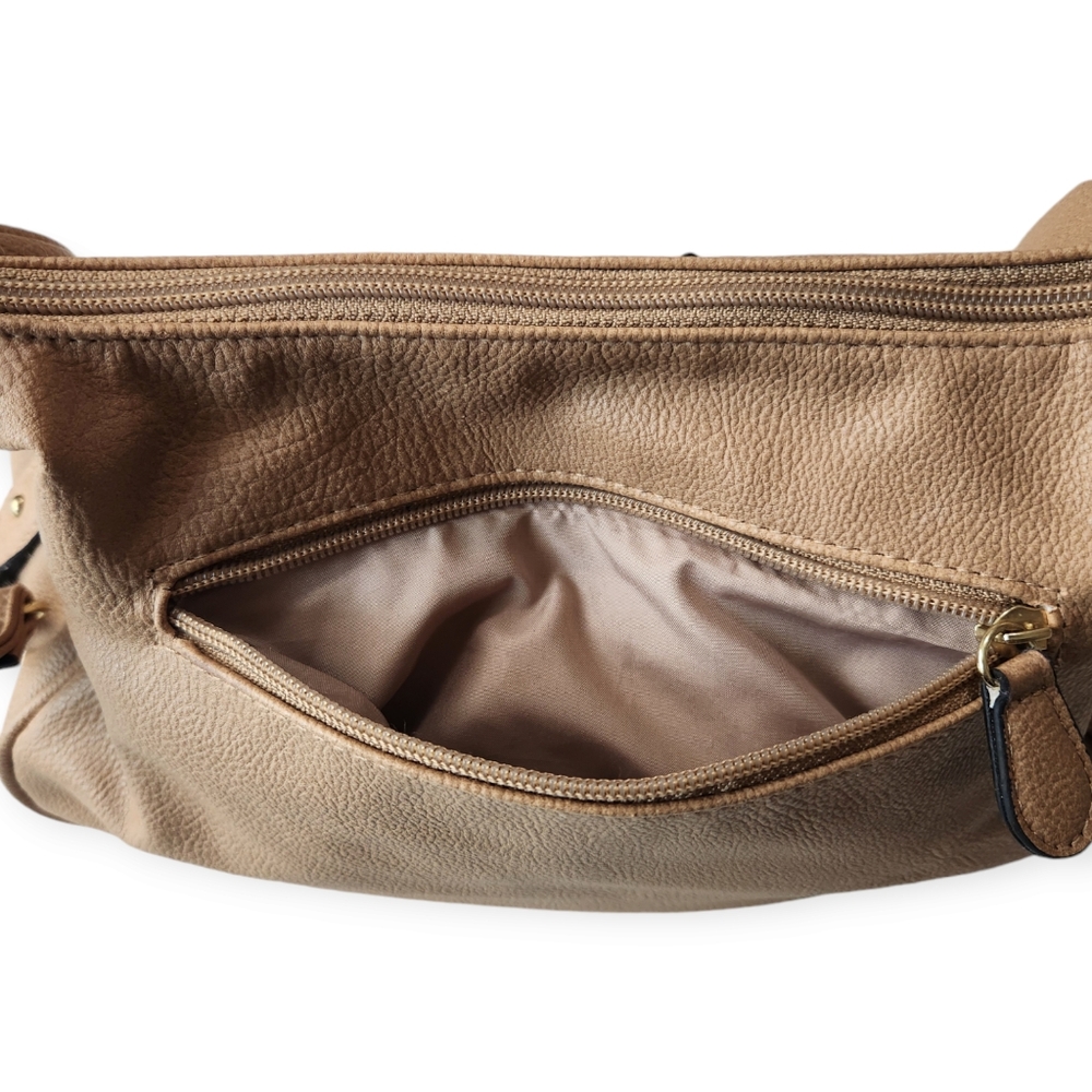 Nicole Miller Tan Shoulder Bag - Picture 7 of 11